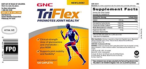 Foto 3 | Suplemento Gnc Triflex Para La Salud De Las Articulaciones, Los Huesos Y Los Cartílagos 120 Cápsulas - Venta Intern