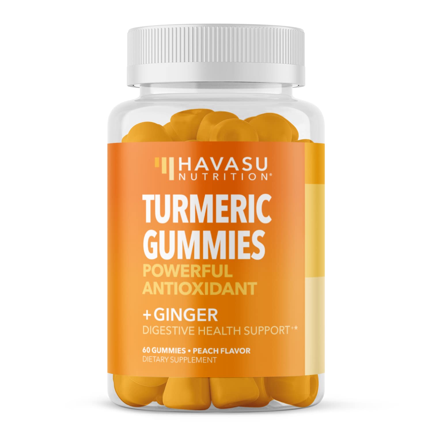 Foto 1 | Suplemento De Gomitas De Cúrcuma Con Jengibre De Havasu Nutrition, 60 Unidades - Venta Internacional.