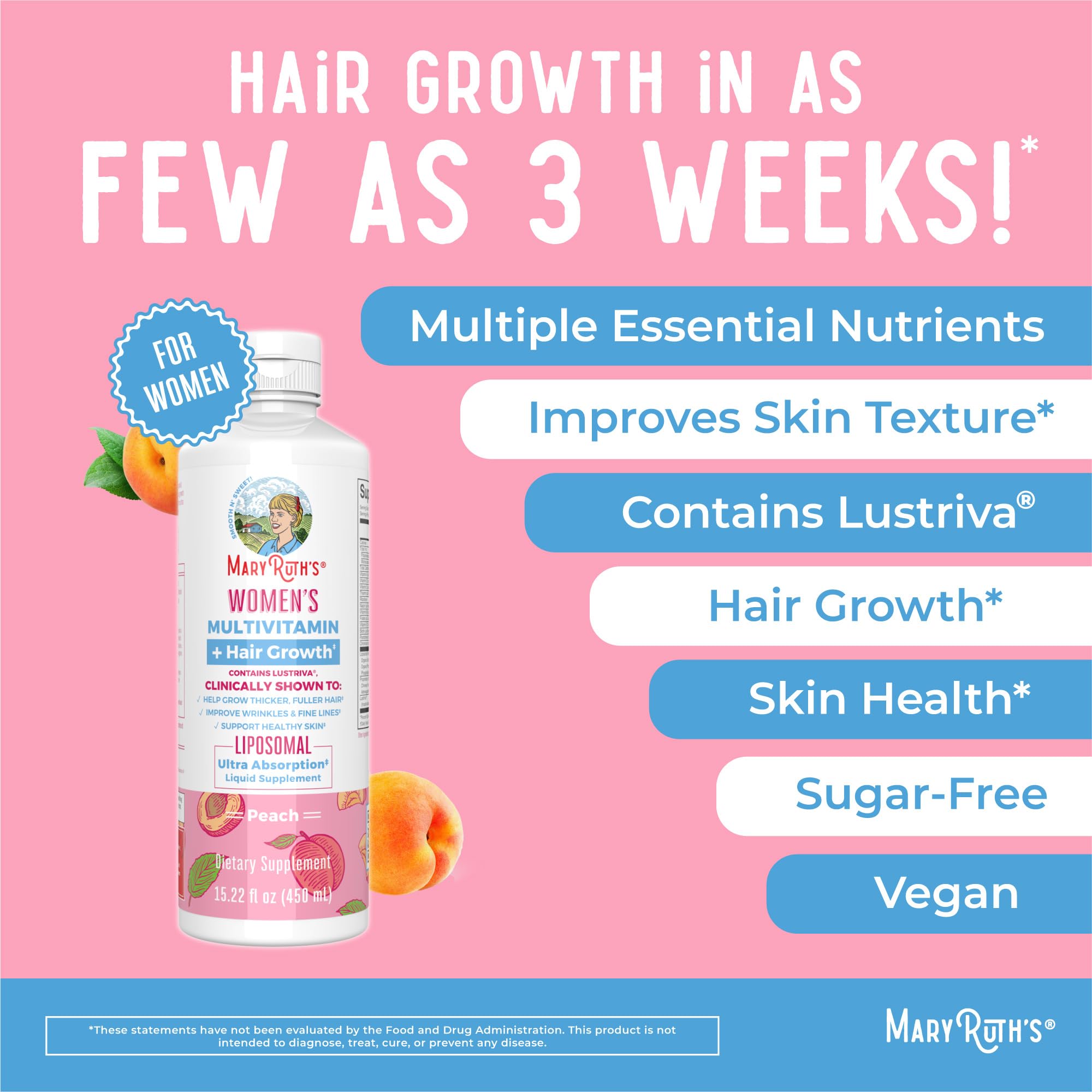 Foto 5 pulgar | Suplemento Multivitamínico Lustriva Para Mujeres Maryruth Organics - Venta Internacional.