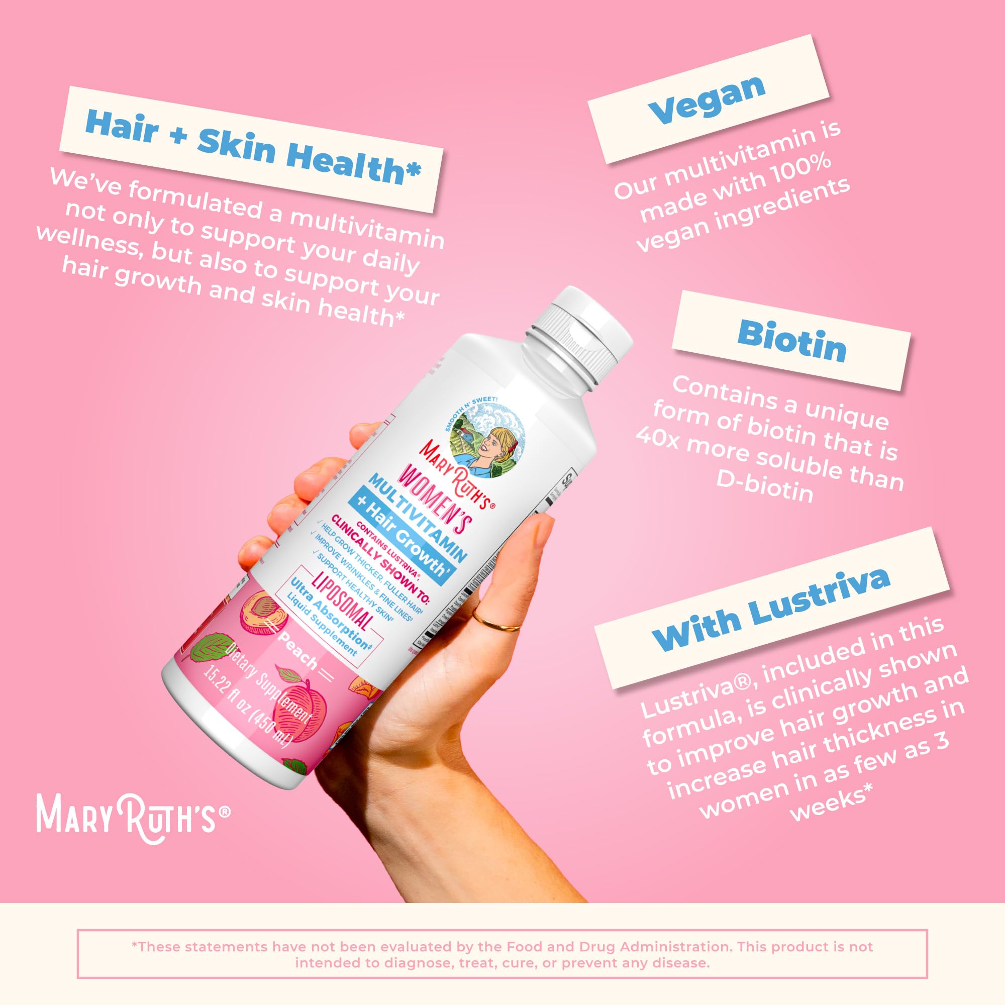 Foto 8 pulgar | Suplemento Multivitamínico Lustriva Para Mujeres Maryruth Organics - Venta Internacional.