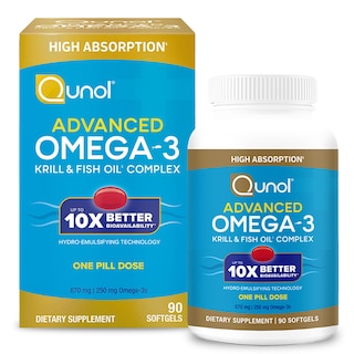 Foto 1 | Suplemento Qunol Advanced Omega 3 De Aceite De Krill Y Pescado, 90 Unidades - Venta Internacional.