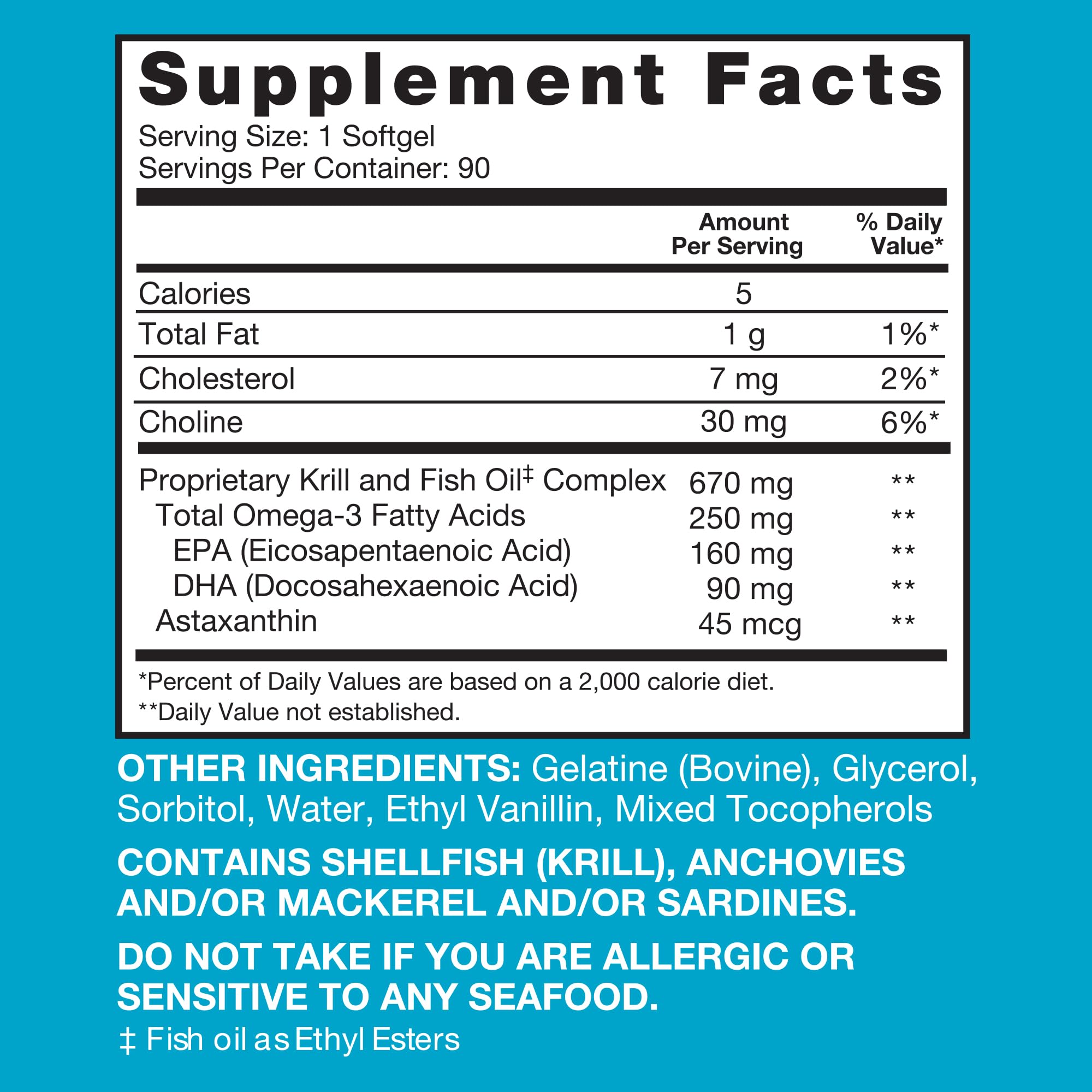 Foto 7 pulgar | Suplemento Qunol Advanced Omega 3 De Aceite De Krill Y Pescado, 90 Unidades - Venta Internacional.