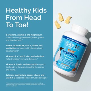 Foto 6 | Suplemento Brainmd Dr. Amen, Comprimidos Masticables Neurovite 120 Para Niños - Venta Internacional.