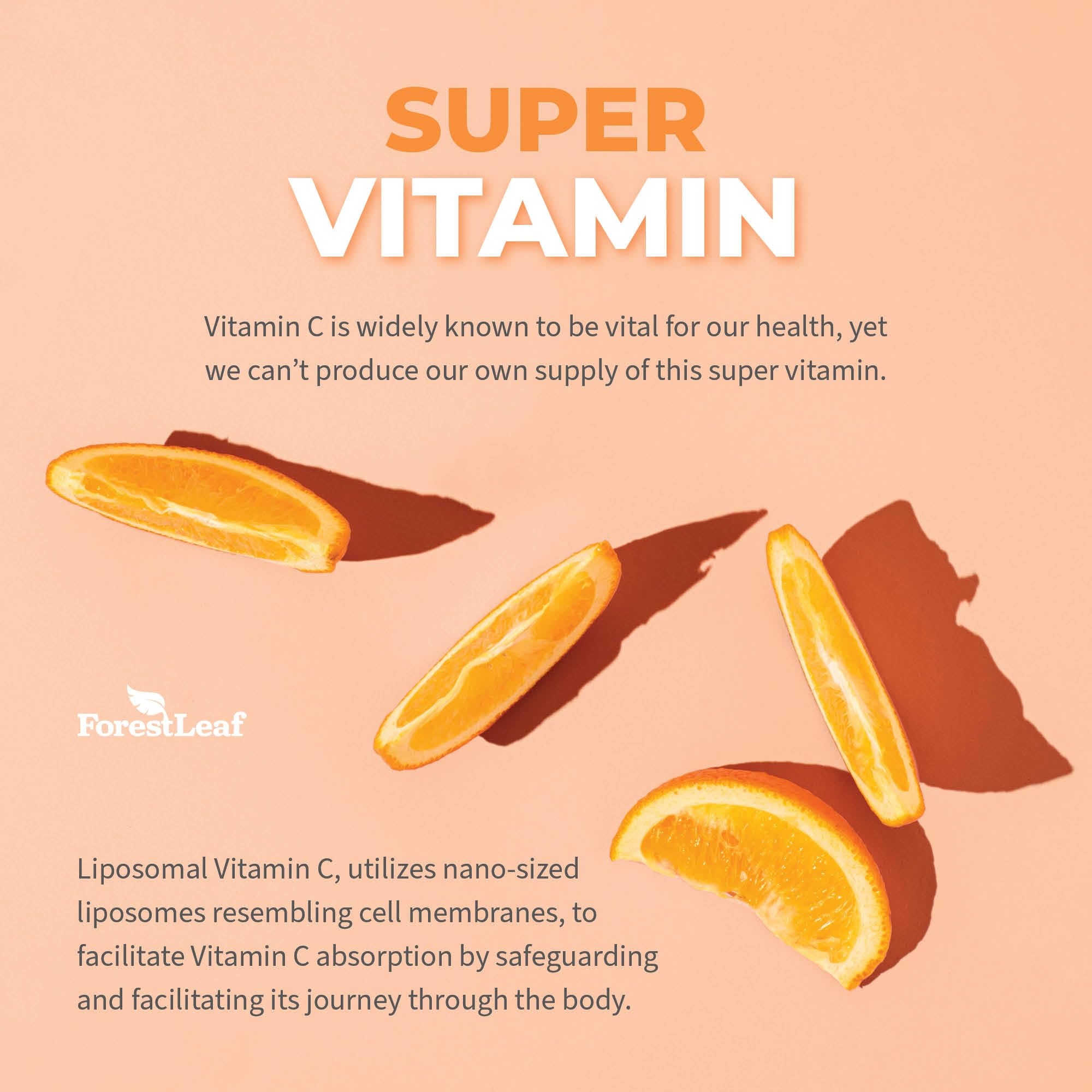 Foto 7 pulgar | Suplemento De Vitamina C Liposomal Forestleaf, 1000 Mg, 120 Cápsulas - Venta Internacional.