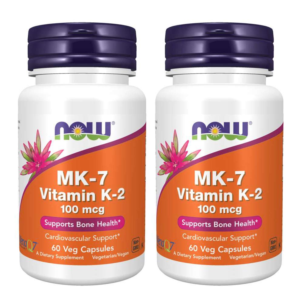 Foto 1 | Cápsulas Vegetarianas De Vitamina K-2 (mk7) Now Foods, 100 Mcg, 60 Unidades, 2 - Venta Internacional.