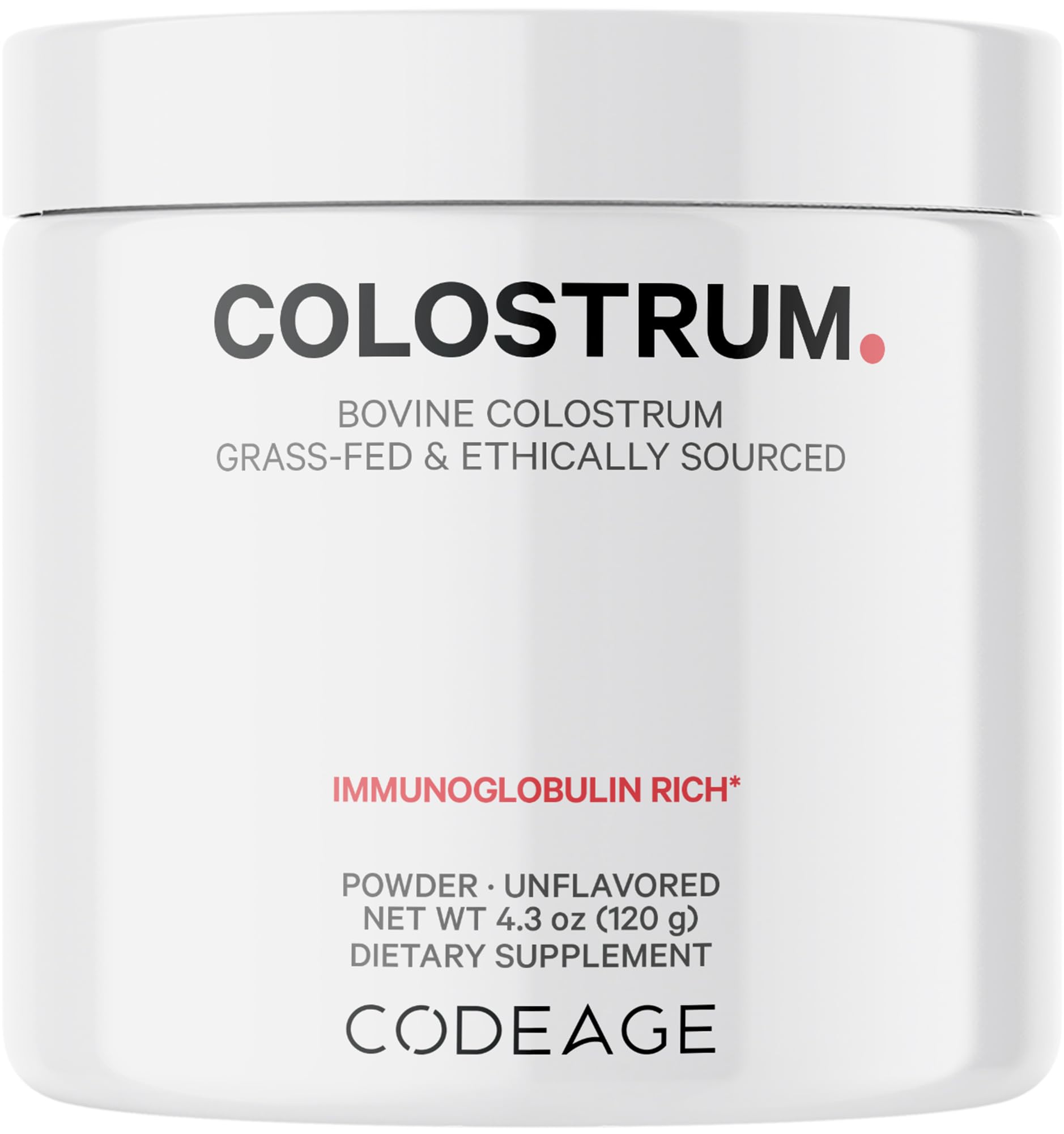 Foto 1 | Suplemento Codeage De Calostro Bovino En Polvo, 115 G, 4 Meses - Venta Internacional.