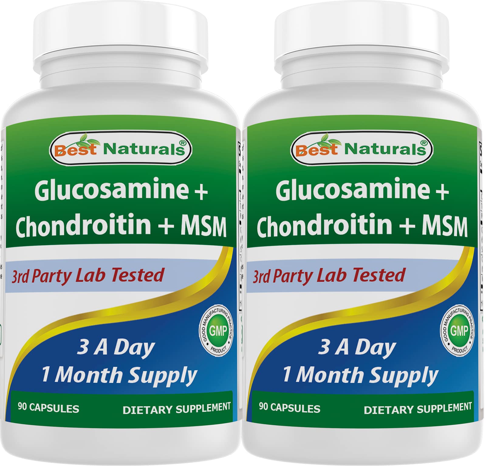 Suplementos Best Naturals: Glucosamina, Condroitina, Msm, 2600 Mg - Venta Internacional.