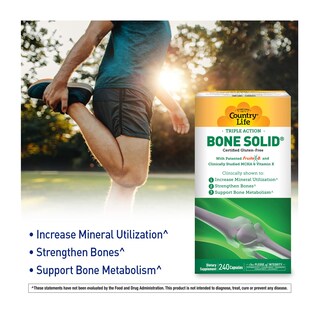 Foto 4 | Suplemento Para La Salud Ósea Country Life Bone Solid 240 Cápsulas - Venta Internacional.