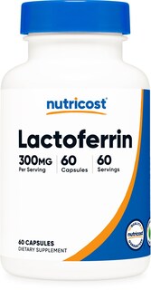 Foto 1 | Suplemento Nutricost, Cápsulas De Lactoferrina, 300 Mg, 60 Porciones - Venta Internacional.