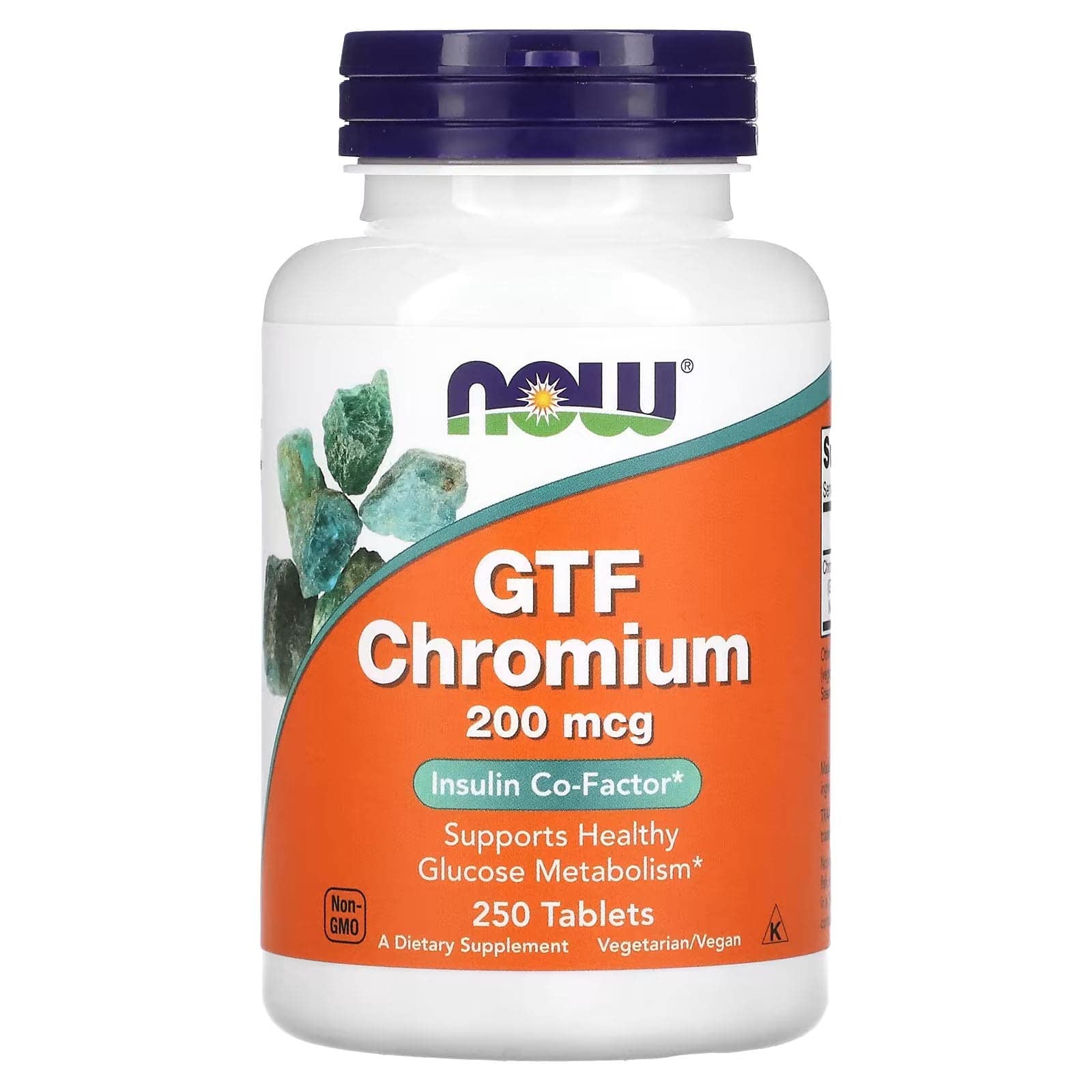 Suplementos Now Foods Gtf Chromium 200 Mcg 250 Comprimidos - Venta Internacional.
