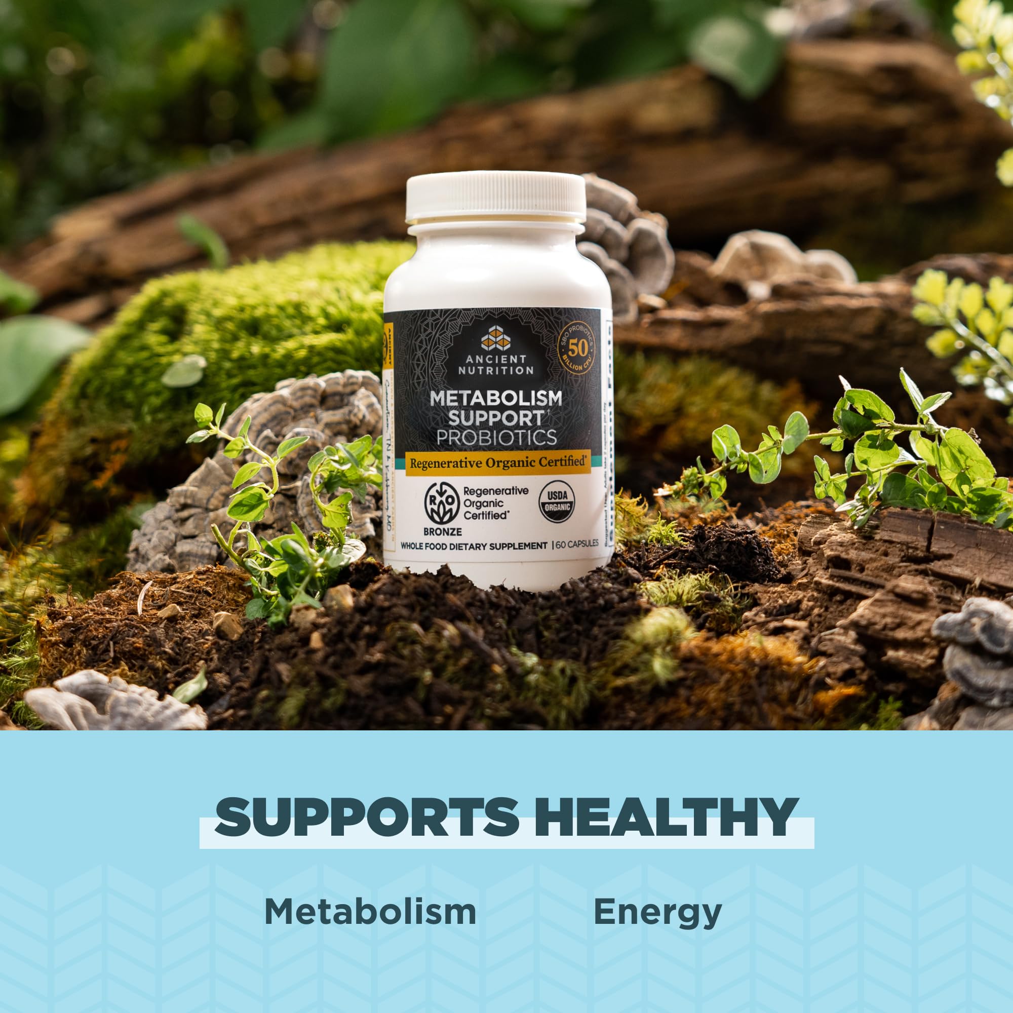 Foto 4 | Probióticos Ancient Nutrition Regenerative Organic, 60 Unidades - Venta Internacional.