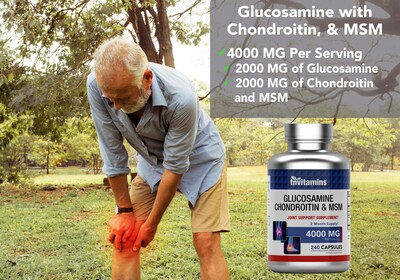Foto 5 | Suplemento De Vitaminas: Glucosamina, Condroitina Y Msm 4000 Mg - Venta Internacional.