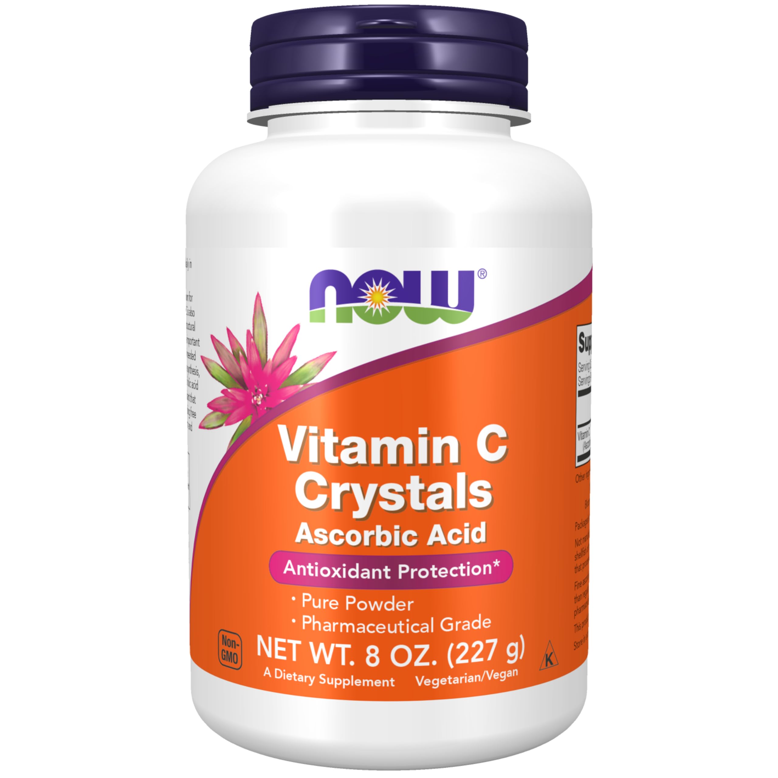 Foto 2 pulgar | Cristales De Vitamina C En Polvo De Supplements Now Foods, 240 Ml - Venta Internacional.