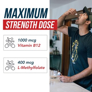 Foto 6 | Suplemento Triquetra Health Bioactive Vitamina B12 1000 mcg - Venta Internacional