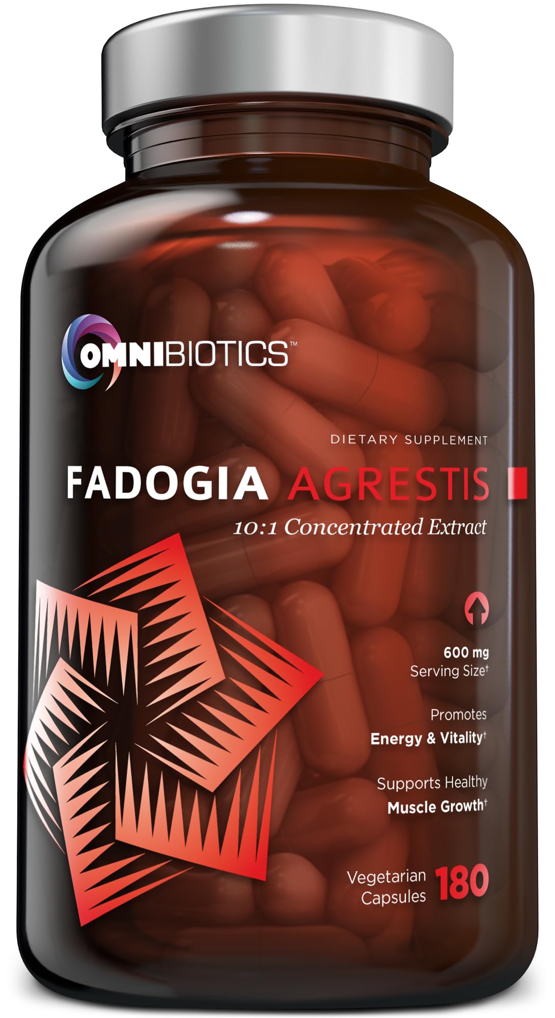 Foto 2 pulgar | Suplemento Omnibiotics Fadogia Agrestis 600 Mg 180 Cápsulas - Venta Internacional