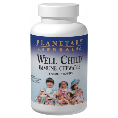 Foto 2 pulgar | Suplemento Inmunológico Masticable Planetary Herbals Well Child Immune 60 Pastillas - Venta Internacional