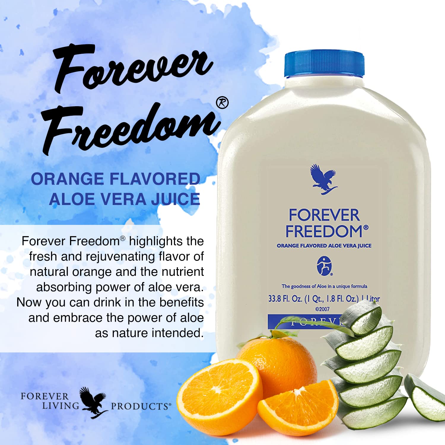 Foto 3 | Suplemento Forever Living Forever Freedom Aloe Vera 1 L - Venta Internacional