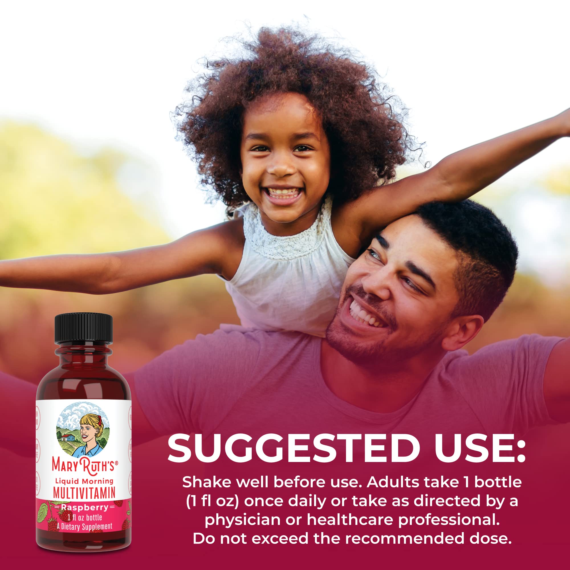 Foto 6 pulgar | Multivitamínico Maryruth's Morning Raspberry 480 Ml Para Mujeres Hombres Y Niños - Venta Internacional