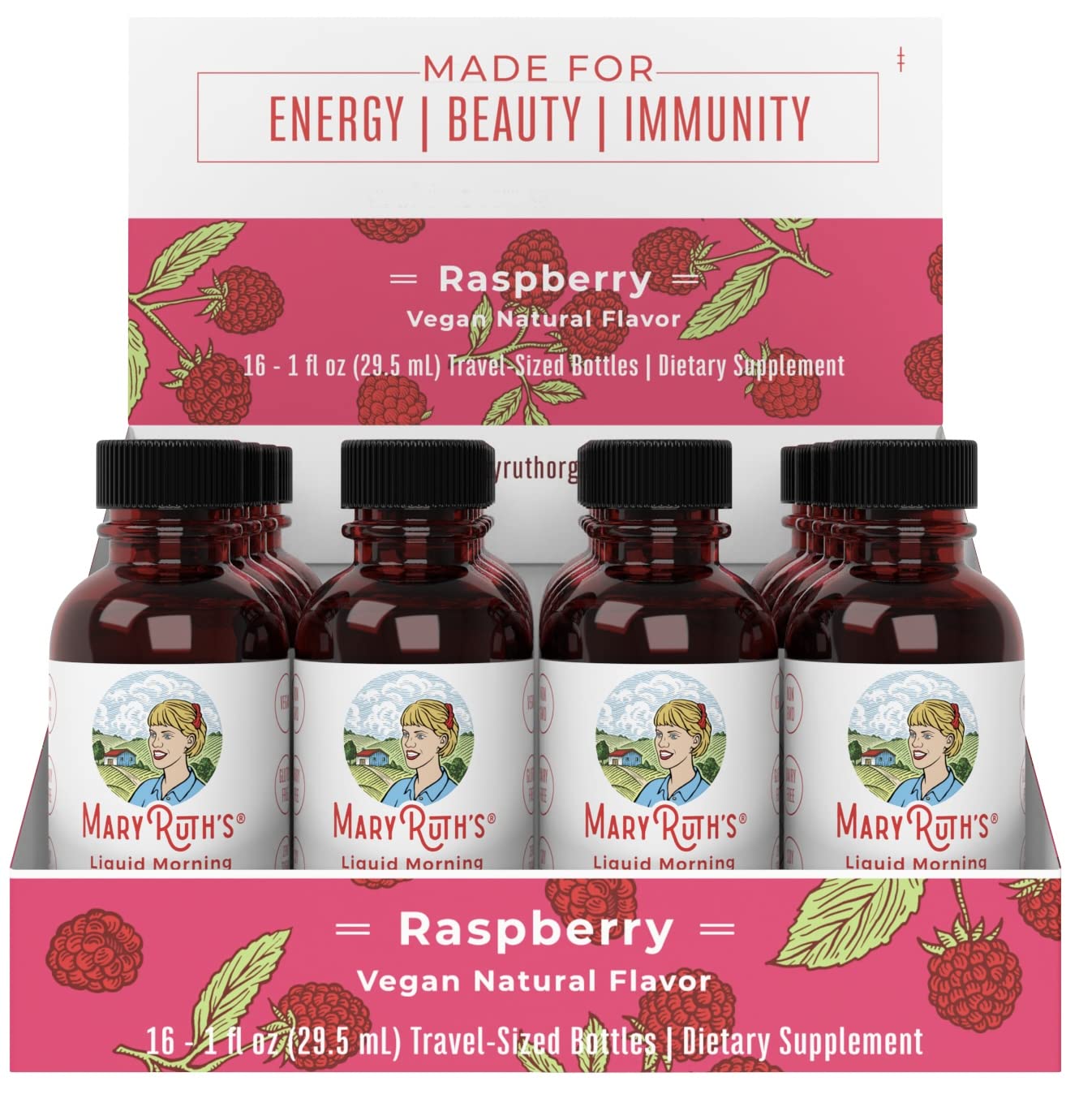 Foto 8 pulgar | Multivitamínico Maryruth's Morning Raspberry 480 Ml Para Mujeres Hombres Y Niños - Venta Internacional