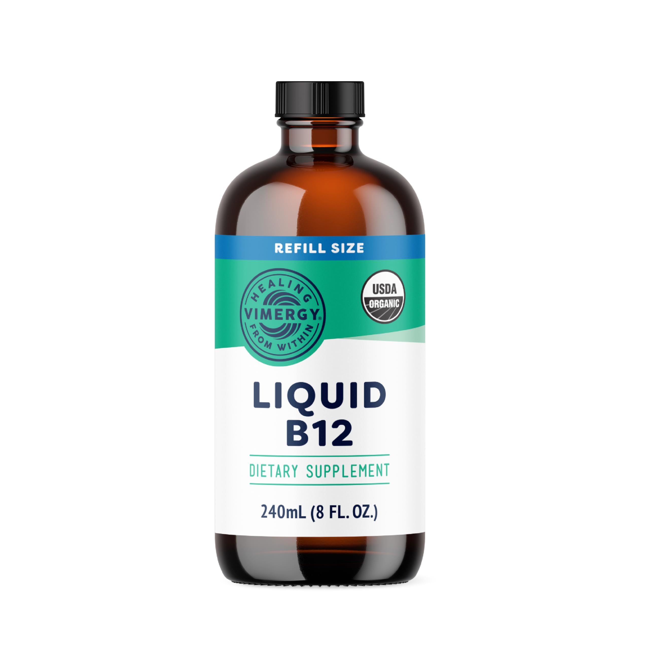 Foto 2 pulgar | Suplemento Vimergy Liquid B12 Refill 240 Ml Usda Organic Vegan - Venta Internacional