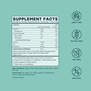 Foto 3 | Leche Dorada Orgánica en Polvo Supplement Ora 30 Porciones - Venta Internacional