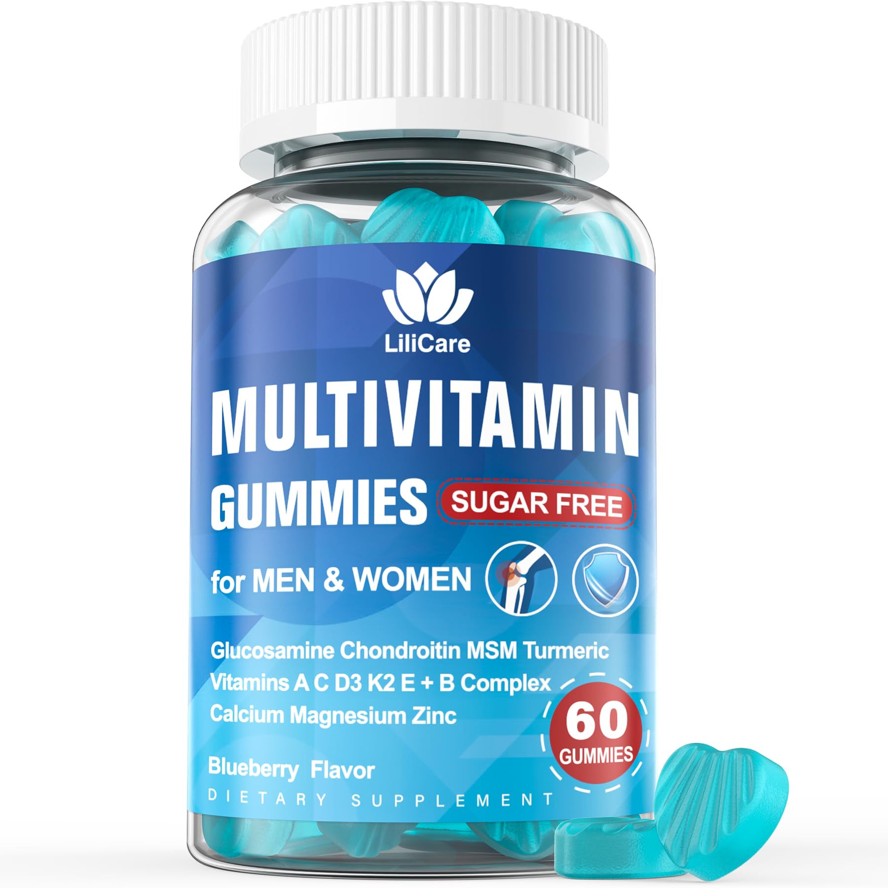 Foto 1 | Gomitas Multivitamínicas Lilicare sin Azúcar para Hombres y Mujeres Mayores de 50 Años - Venta Internacional