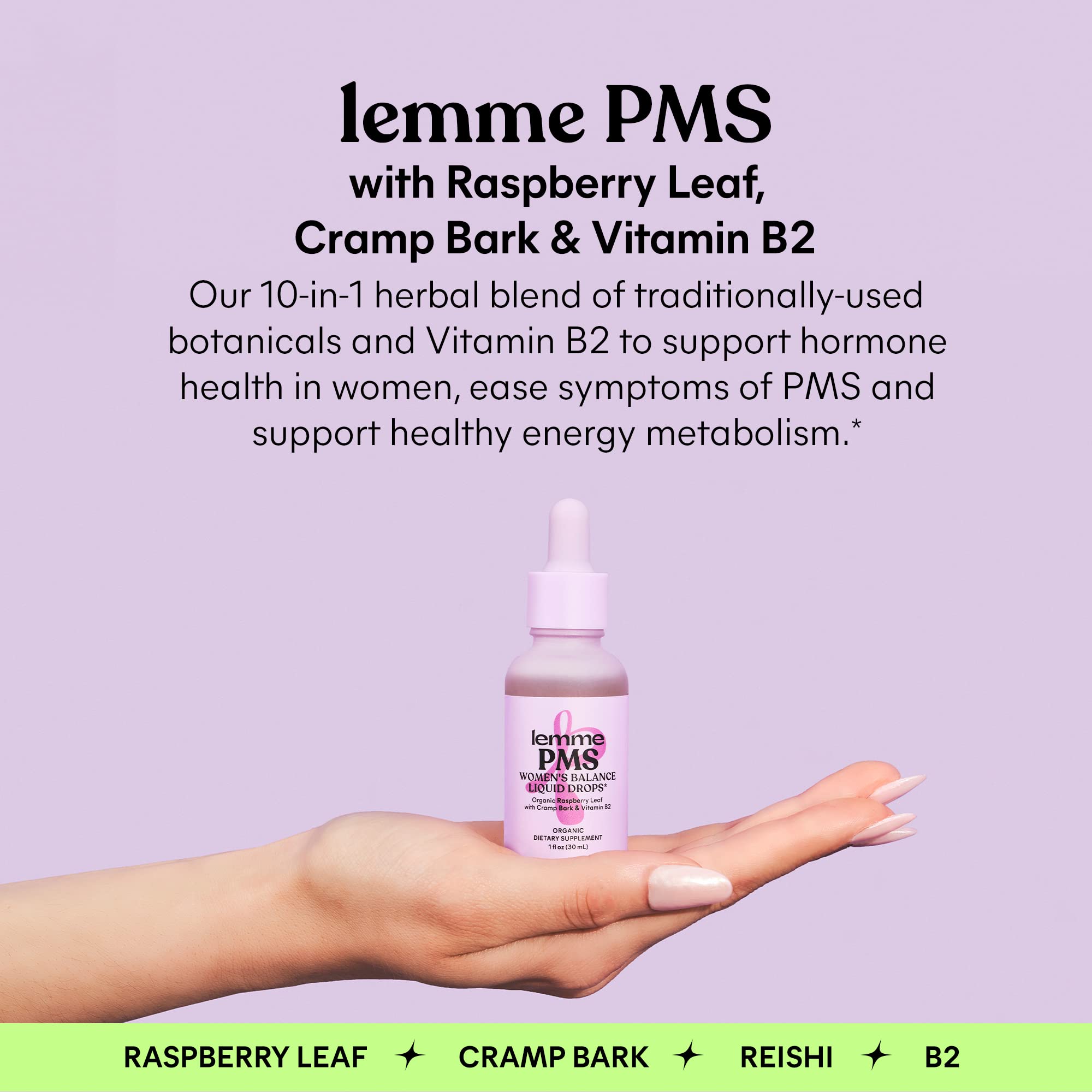 Foto 3 pulgar | Suplemento Lemme Pms Hormone Balance Women 30 ml Orgánico - Venta Internacional