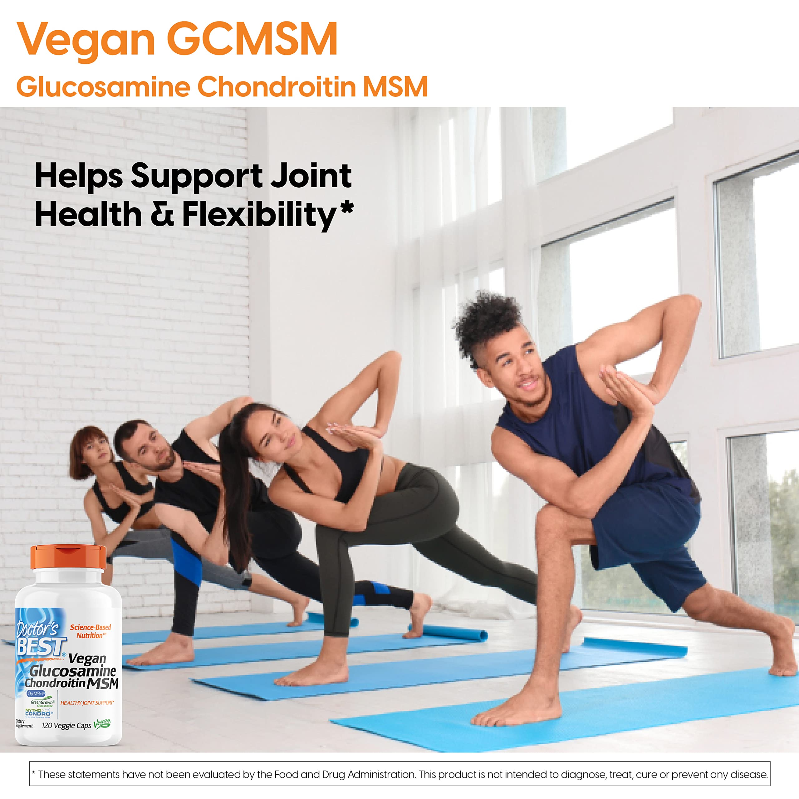 Foto 3 pulgar | Suplemento Doctor's Best Vegan Glucosamina Condroitina Msm - Venta Internacional