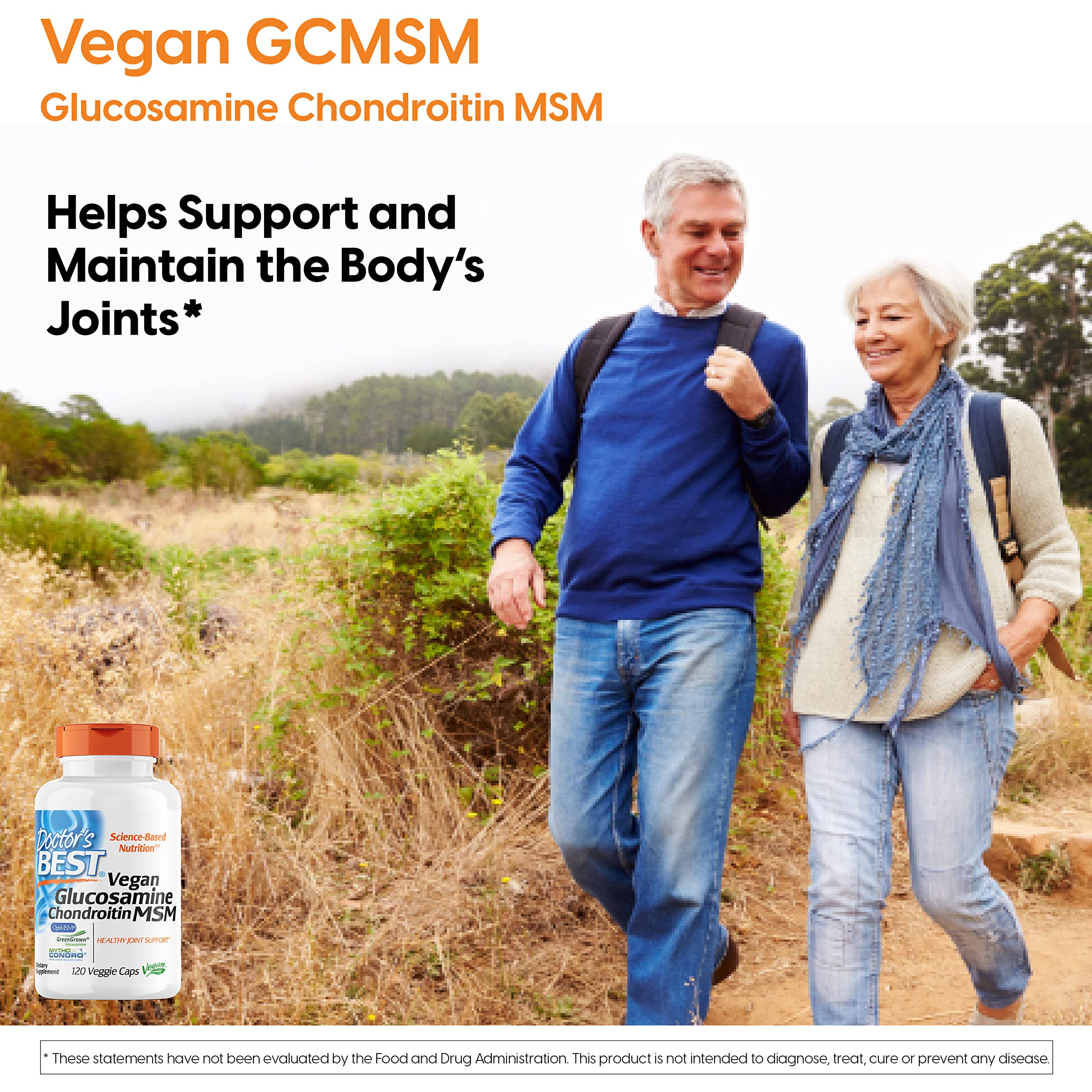 Foto 4 pulgar | Suplemento Doctor's Best Vegan Glucosamina Condroitina Msm - Venta Internacional