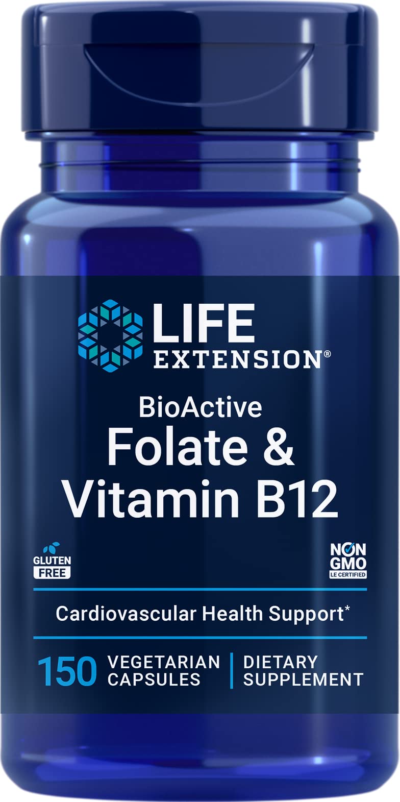 Foto 2 pulgar | Suplemento Life Extension Bioactive de Folato y Vitamina B12 150 Cápsulas - Venta Internacional