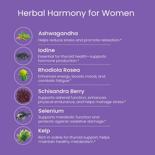 Foto 3 | Suplemento Wellpath Soothe Hormone Balance Thyroid Women 60 Unidades - Venta Internacional
