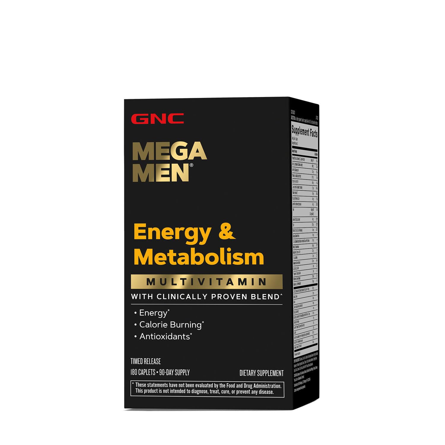 Foto 2 pulgar | Multivitamínico GNC Mega Men Energy & Metabolism 180 Comprimidos - Venta Internacional