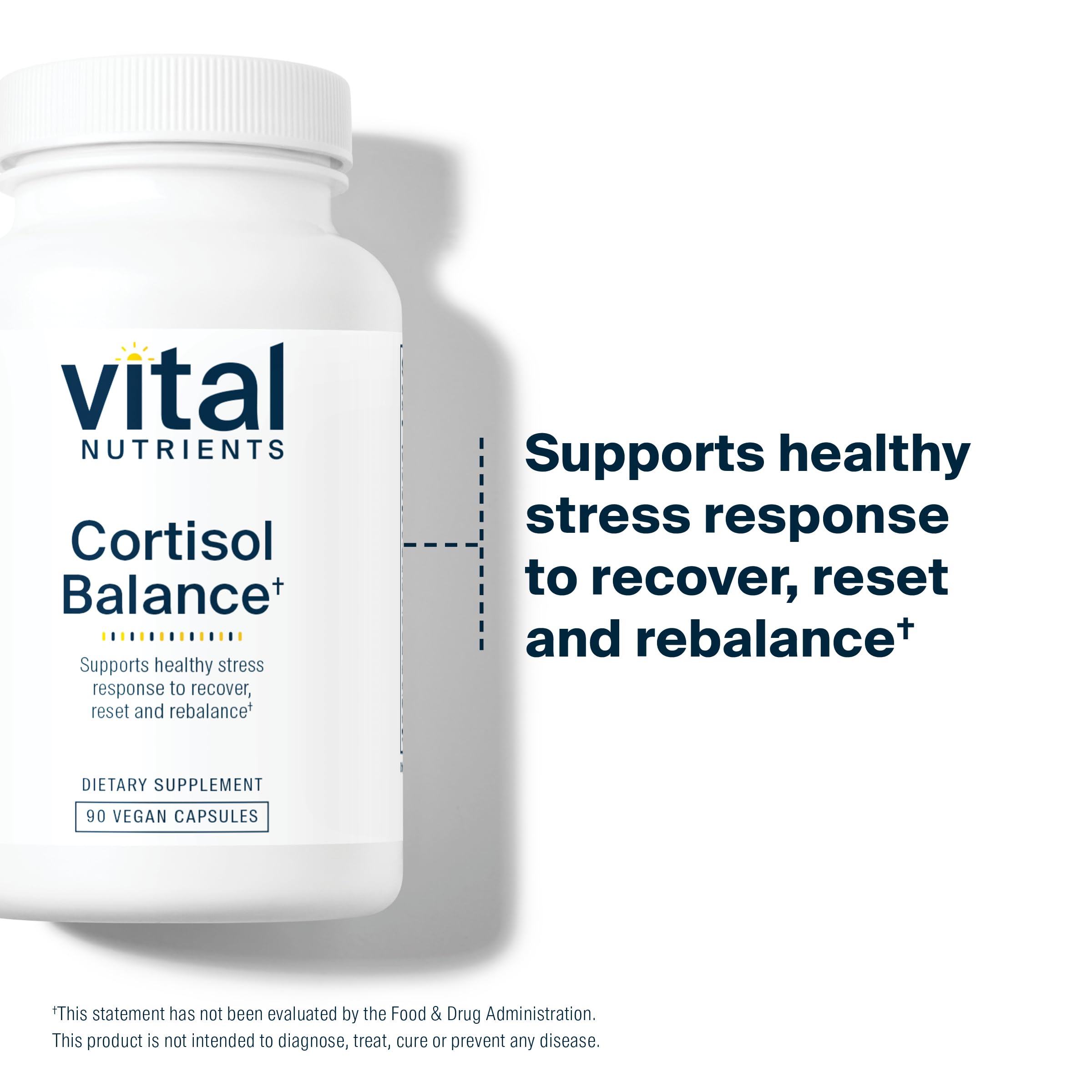 Foto 4 pulgar | Suplemento Vital Nutrients Cortisol Balance 90 Cápsulas - Venta Internacional