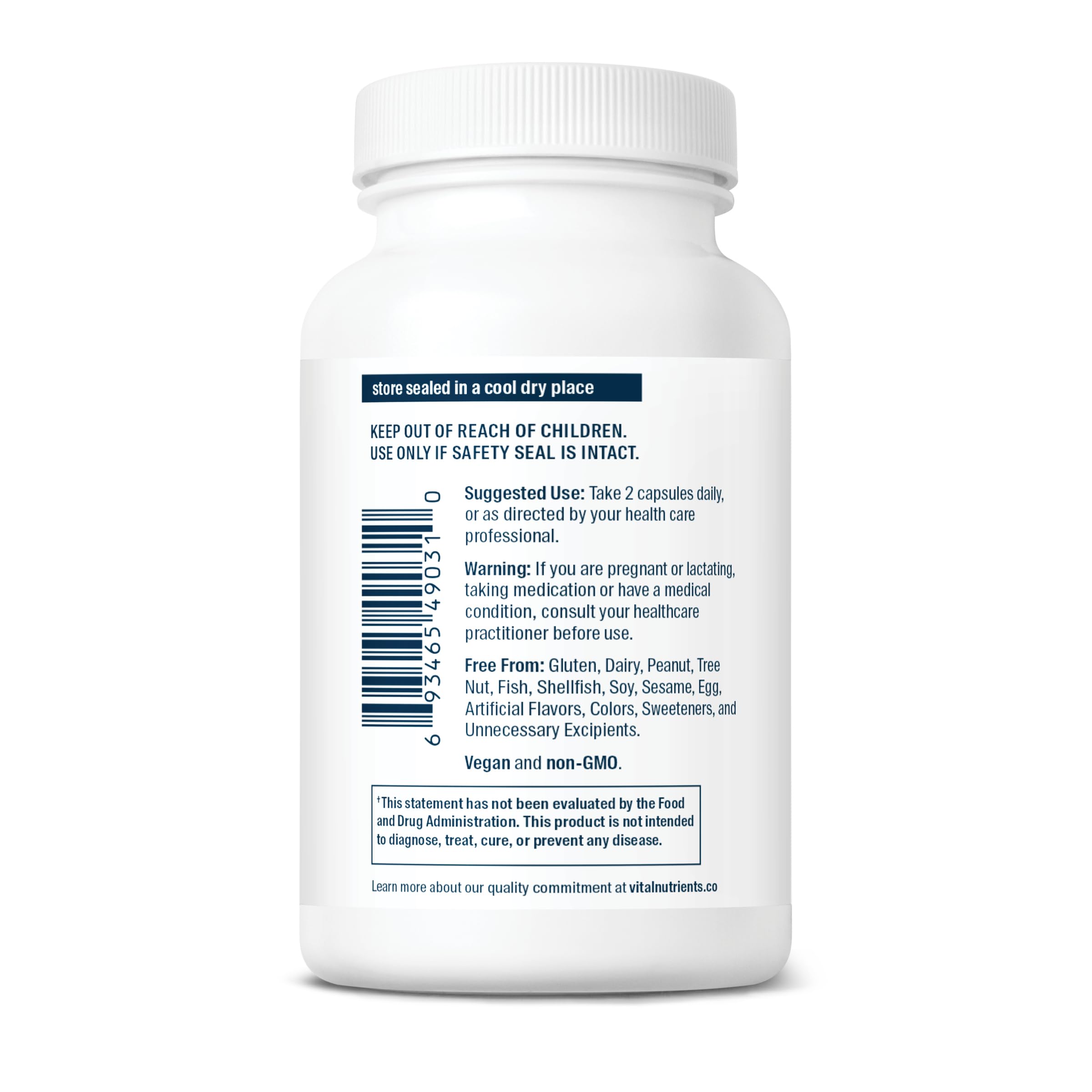 Foto 6 pulgar | Suplemento Vital Nutrients Cortisol Balance 90 Cápsulas - Venta Internacional