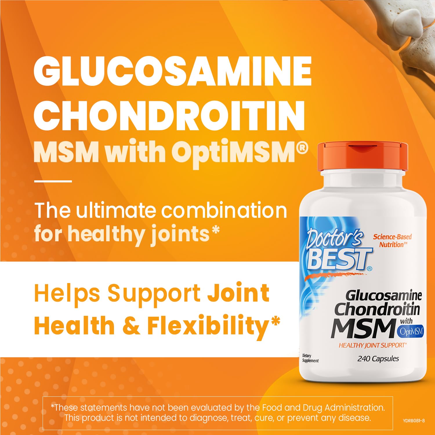 Foto 2 | Supplement Doctor's Best Glucosamina Y Condroitina Msm 240 Cápsulas - Venta Internacional