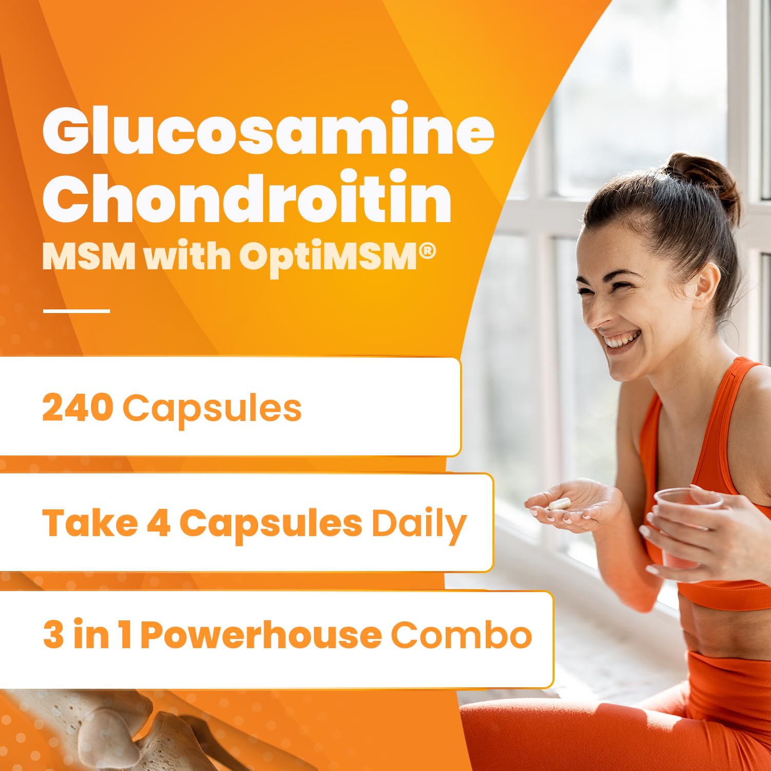 Foto 7 | Supplement Doctor's Best Glucosamina Y Condroitina Msm 240 Cápsulas - Venta Internacional