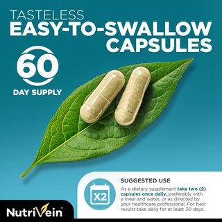 Foto 5 | Suplemento Nutrivein Organic Sea Moss 1600 mg con Fucus y Bardana 120 Cápsulas - Venta Internacional