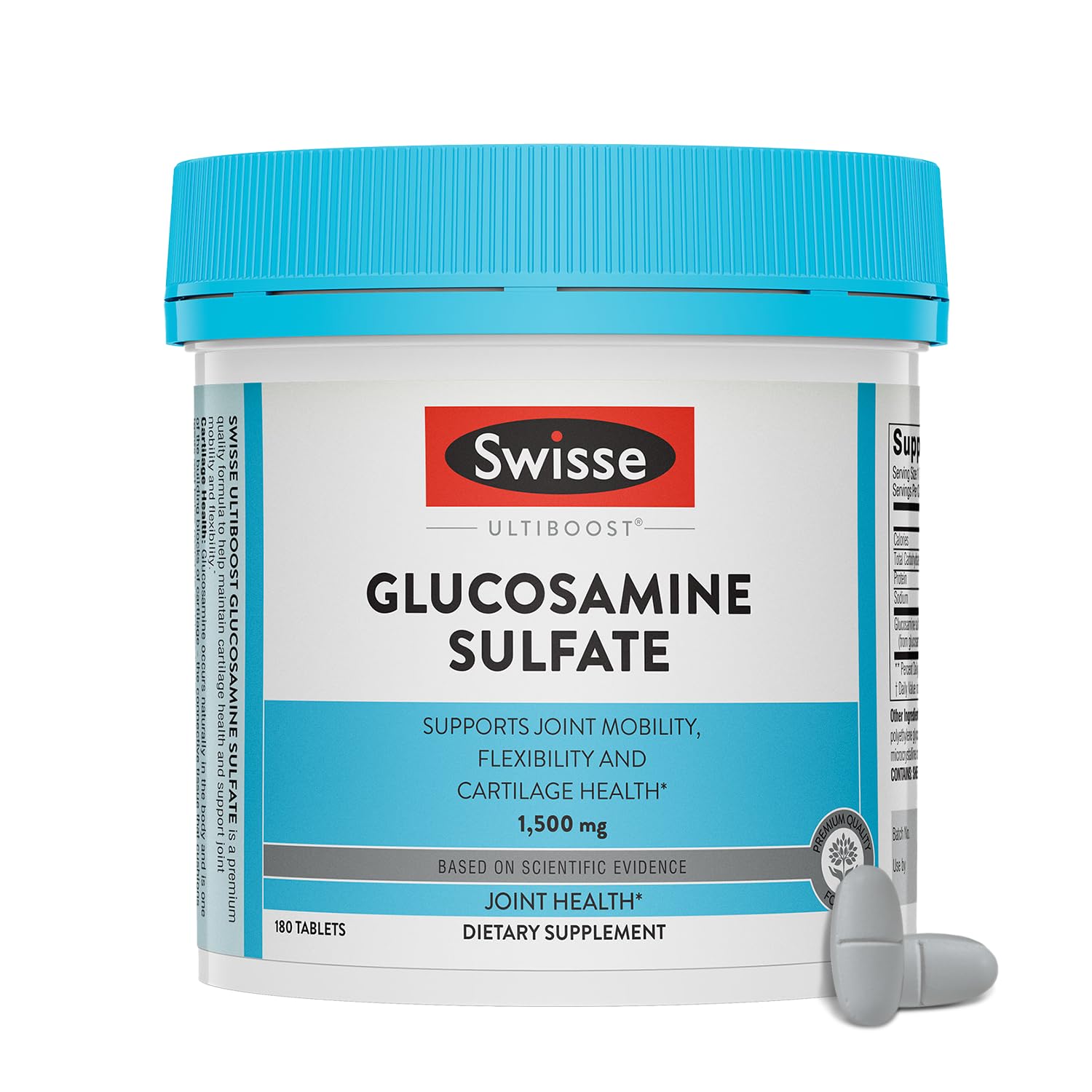 Foto 2 pulgar | Suplemento de Sulfato de Glucosamina Swisse 1500 mg 180 Comprimidos - Venta Internacional