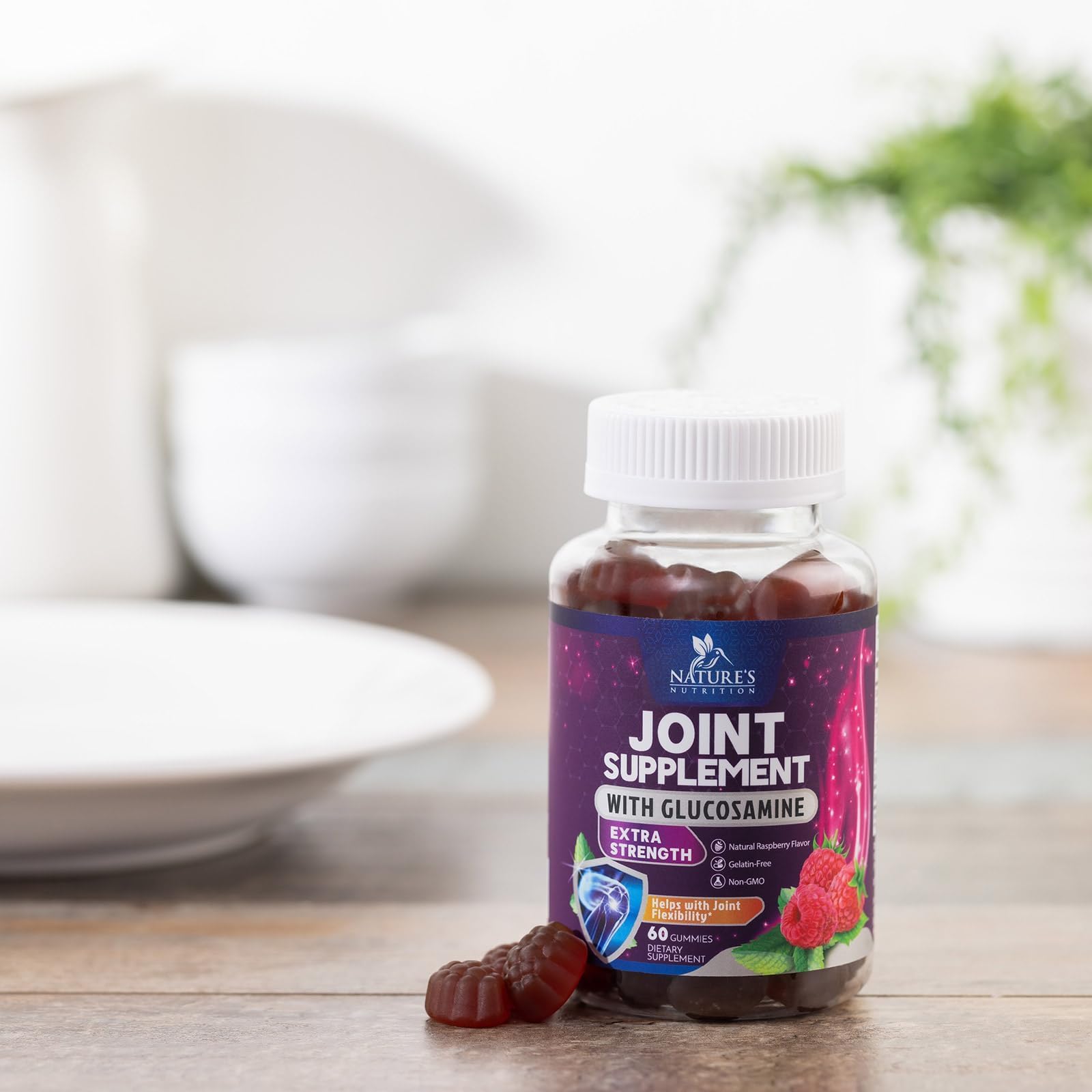 Foto 7 pulgar | Sumplemento en Gomitas de Glucosamina Nature's Joint Support 60 Unidades - Venta Internacional