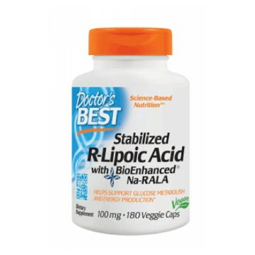 Foto 2 pulgar | Ácido R-lipoico Estabilizado Supplement Doctors Best 180 Cápsulas - Venta Internacional.
