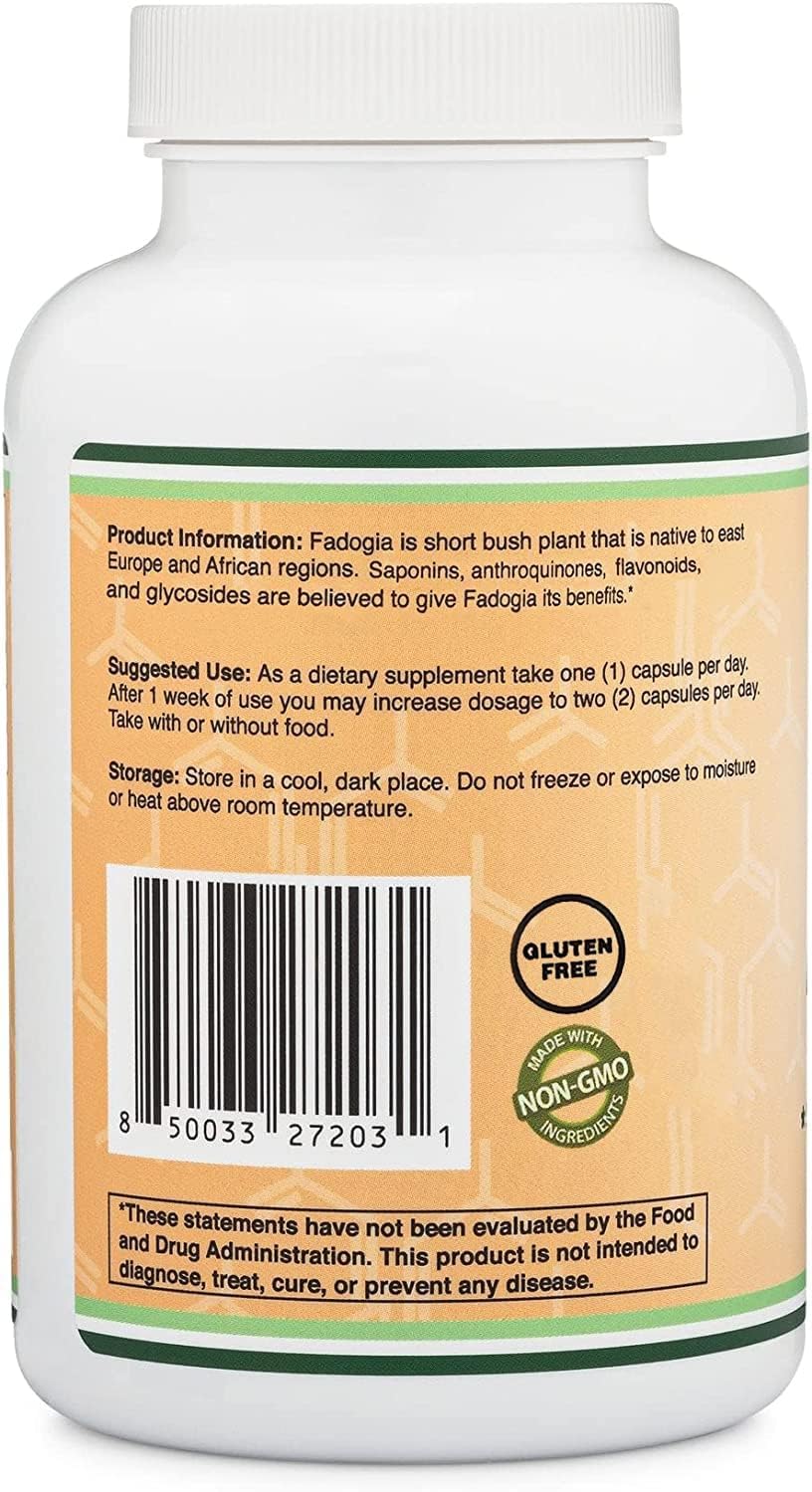 Foto 6 pulgar | Suplemento Double Wood Fadogia Agrestis 600 Mg 180 Cápsulas - Venta Internacional