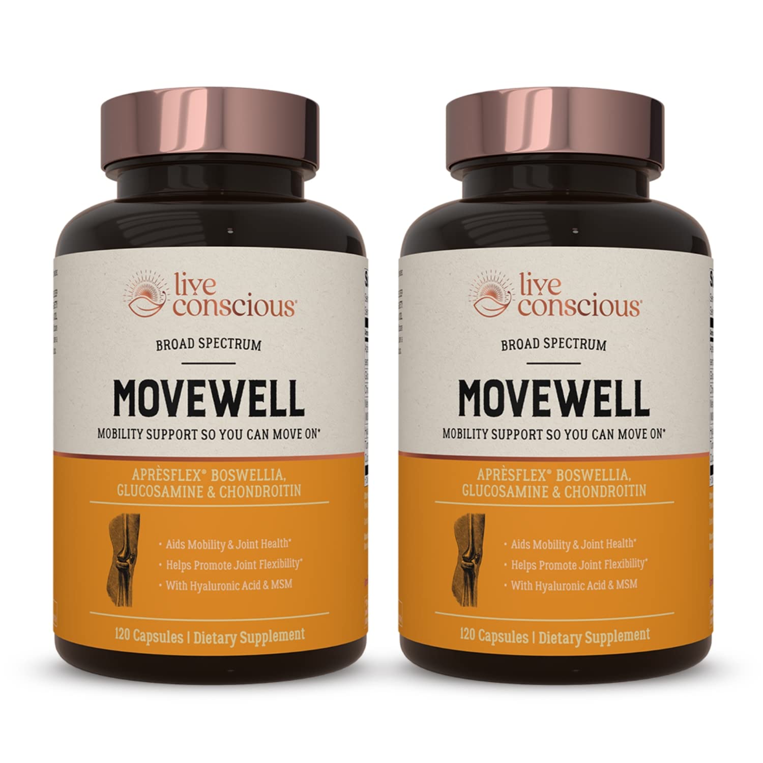 Foto 1 | Suplemento para Articulaciones Movewell Live Conscious 2 Frascos - Venta Internacional