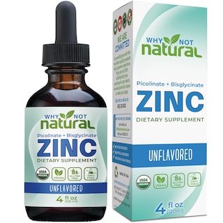 Foto 1 | Suplemento Why Not Natural Organic Liquid Zinc 338 ml - Venta Internacional