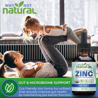 Foto 5 | Suplemento Why Not Natural Organic Liquid Zinc 338 ml - Venta Internacional