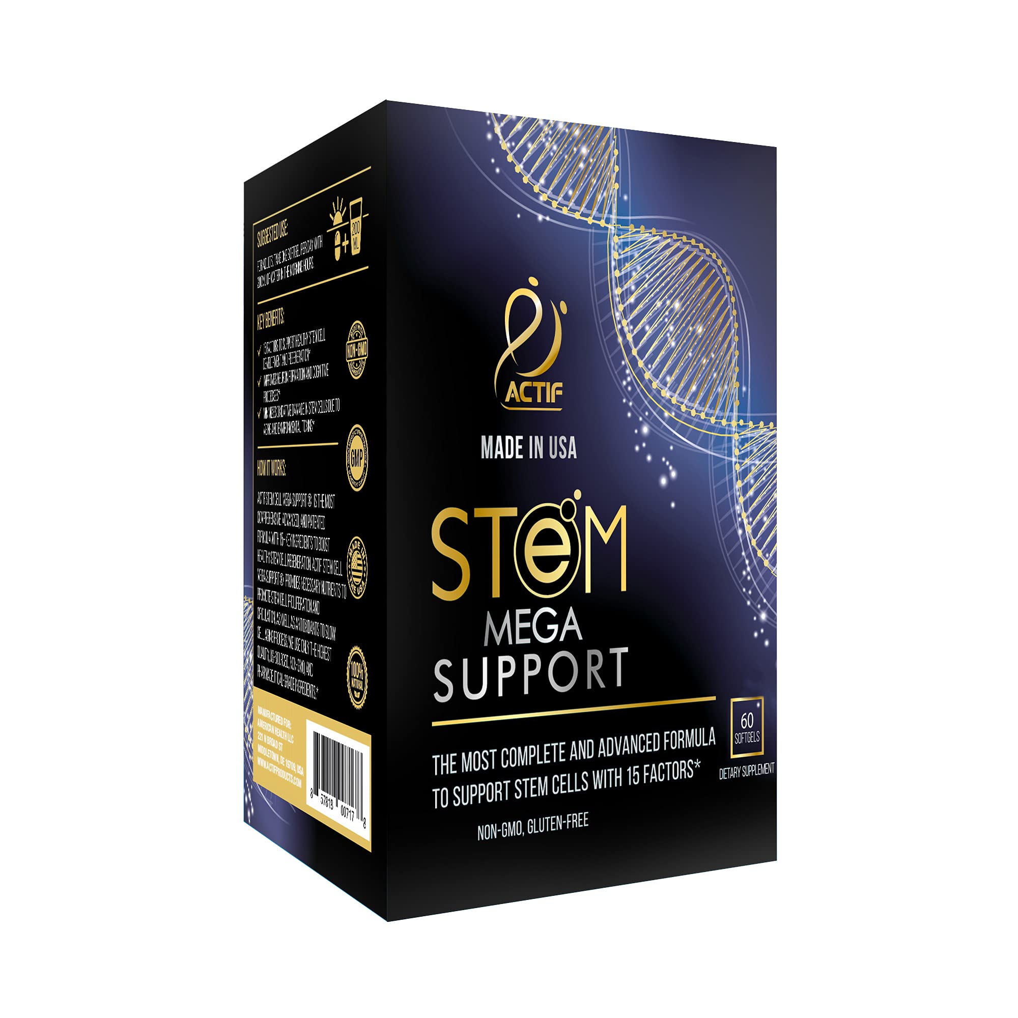 Foto 2 pulgar | Suplemento Actif Stem Cell Mega Support - Venta Internacional