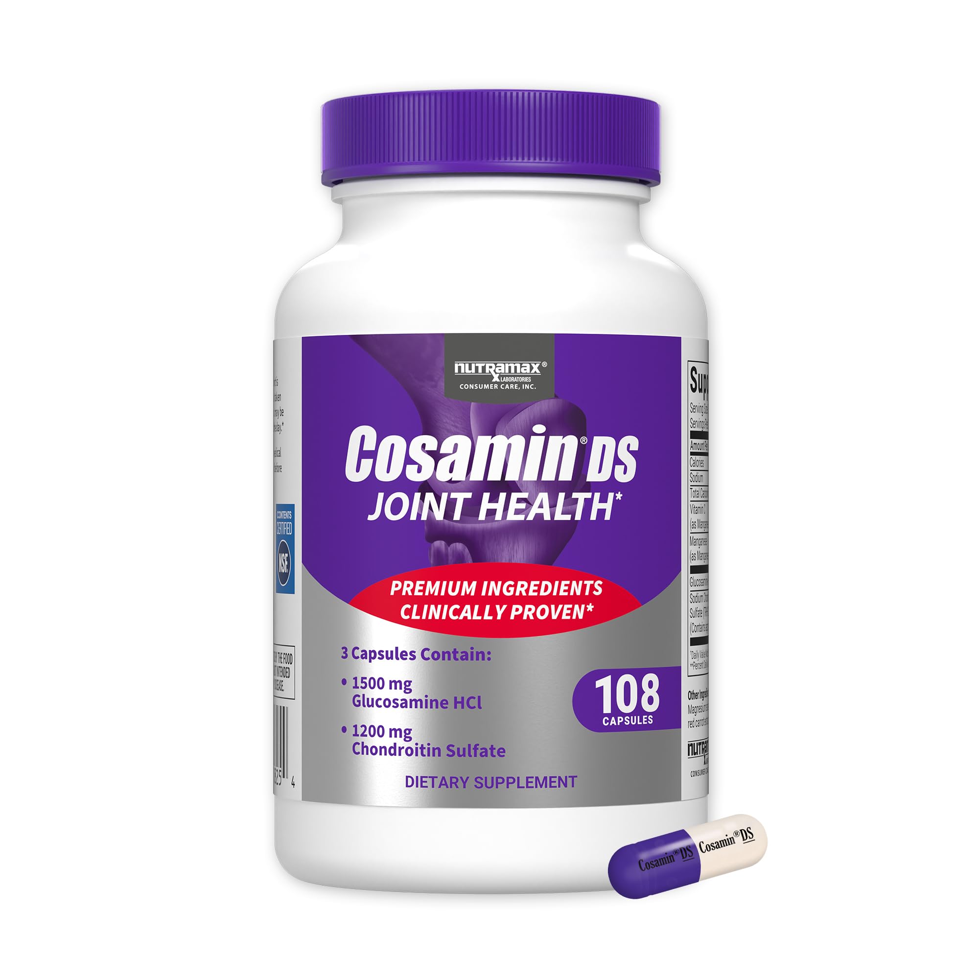Suplemento Nutramax Cosamin Ds 180 Cápsulas - Venta Internacional