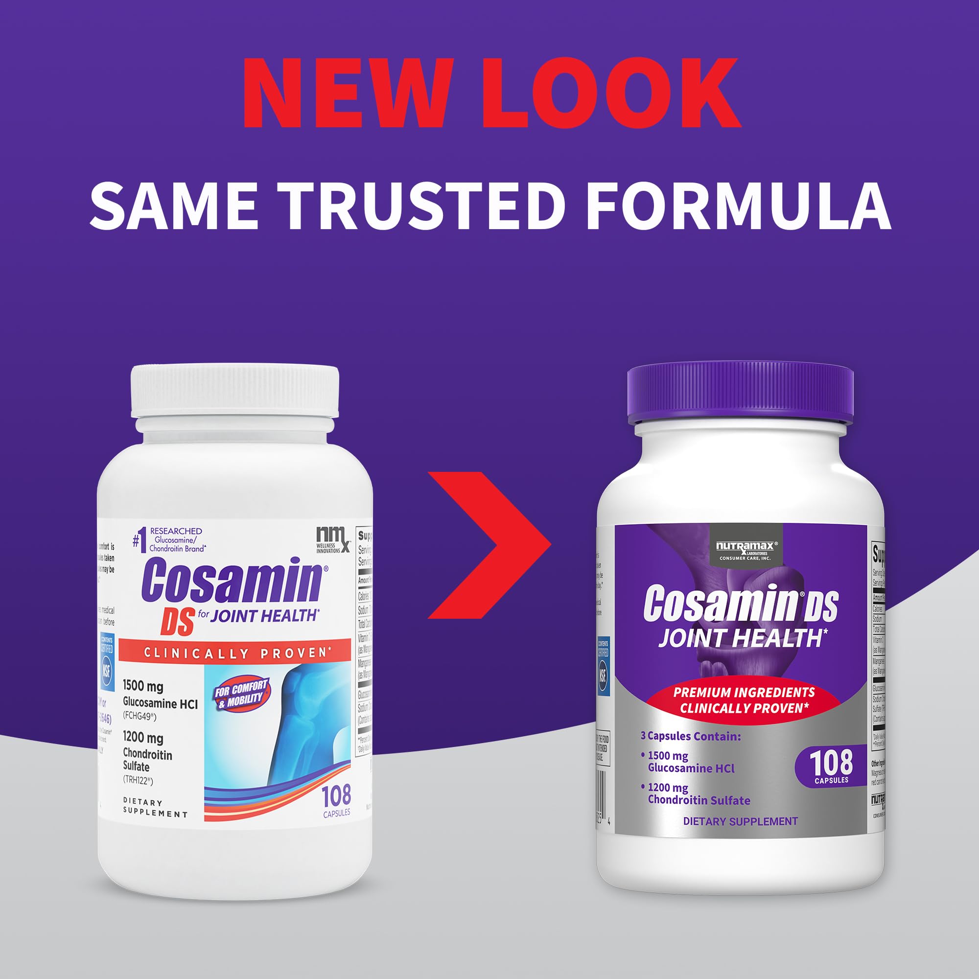 Foto 3 pulgar | Suplemento Nutramax Cosamin Ds 180 Cápsulas - Venta Internacional