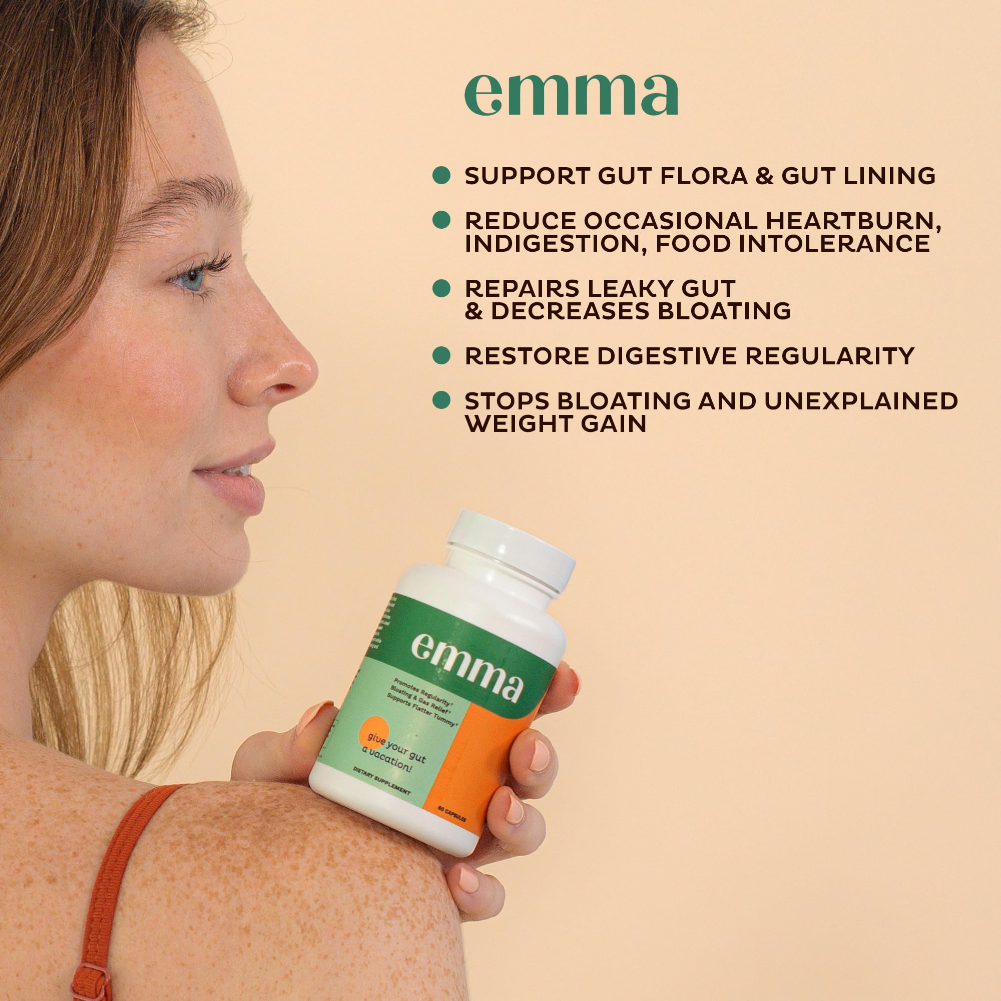 Foto 7 pulgar | Suplemento Intestinal Emma 60 Cápsulas - Venta Internacional