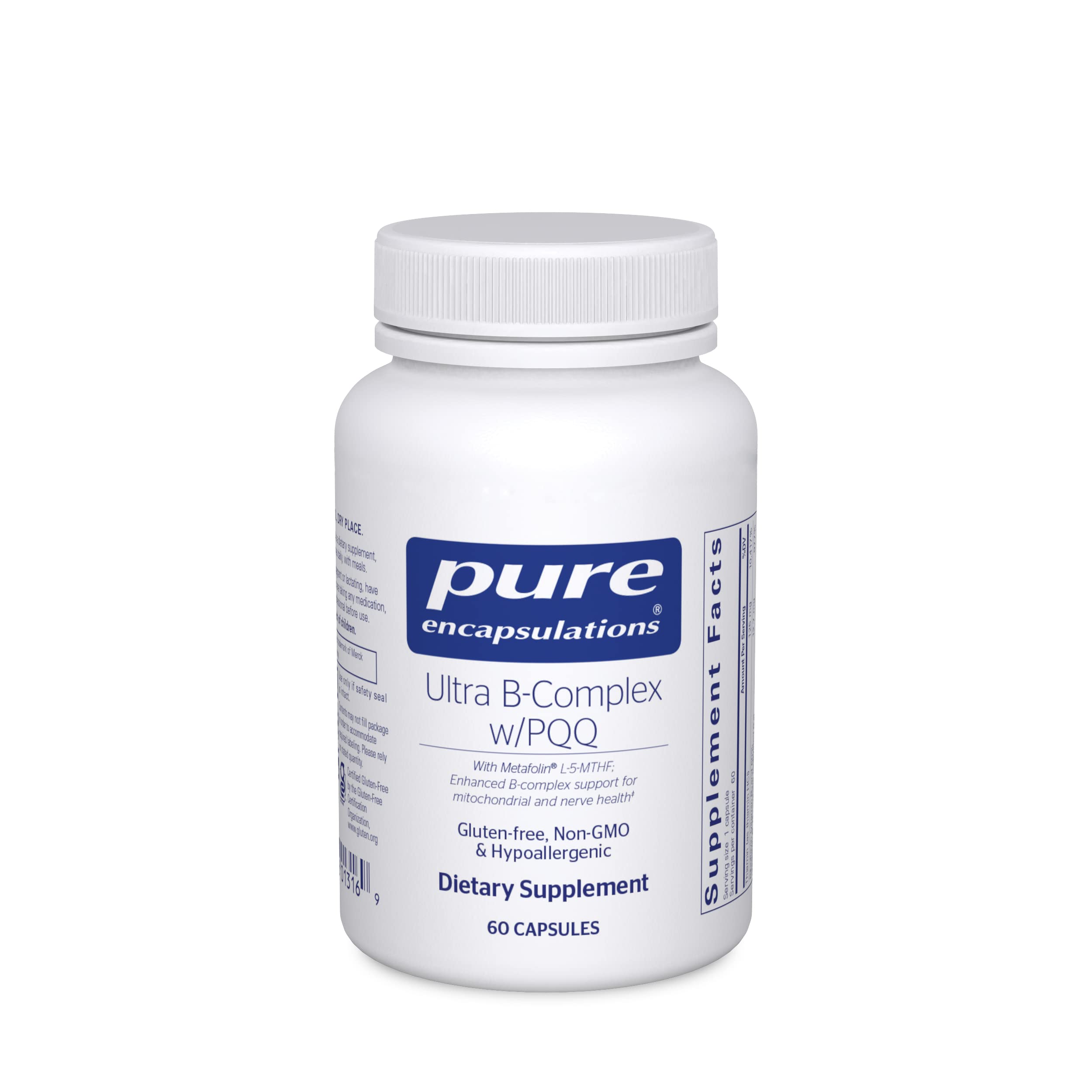 Foto 1 | Suplemento Pure Encapsulations Ultra B-Complex con PQQ 60 Cápsulas  - Venta Internacional