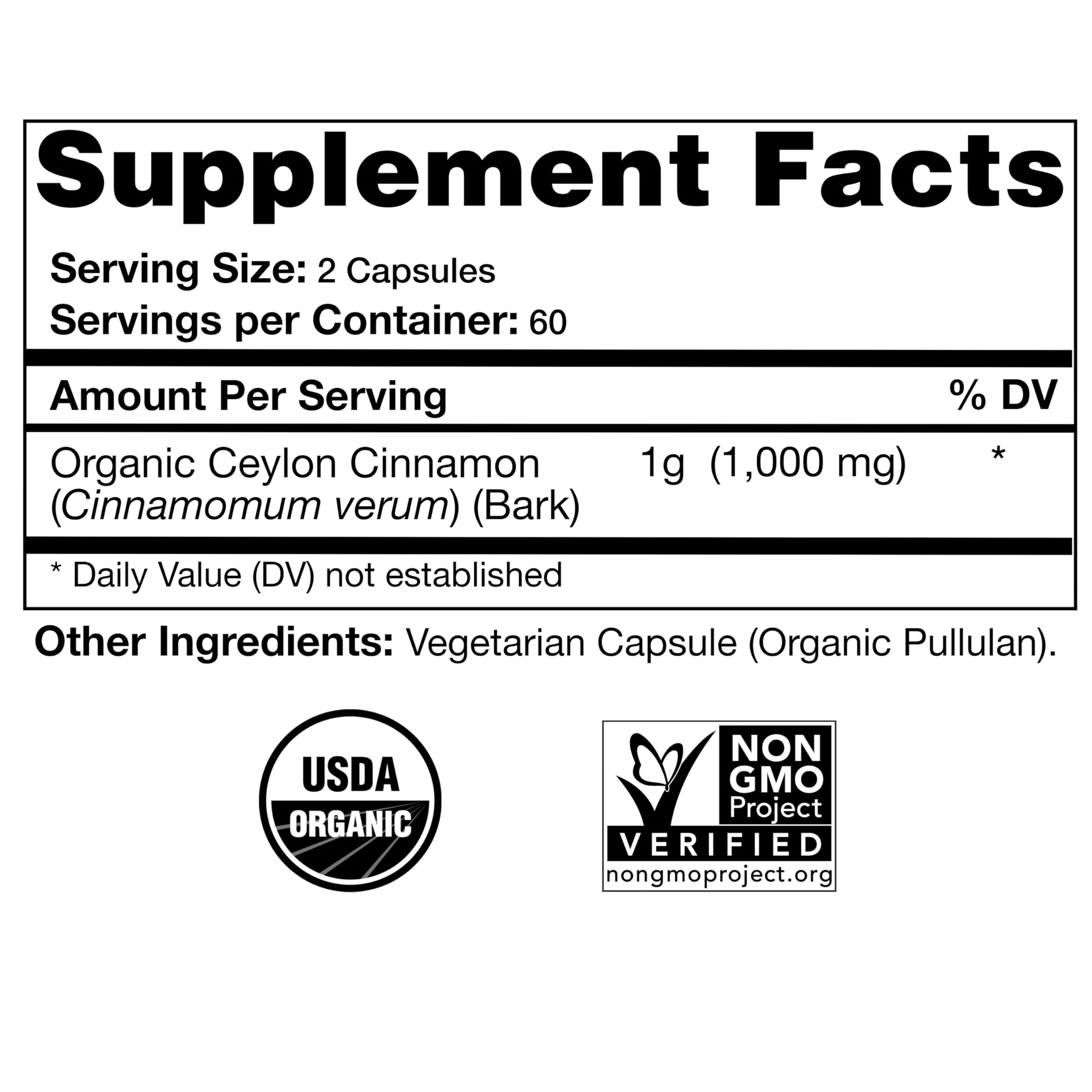 Foto 4 | Suplemento Natural Choice Botanicals con Canela de Ceilán 120 Cápsulas - Venta Internacional